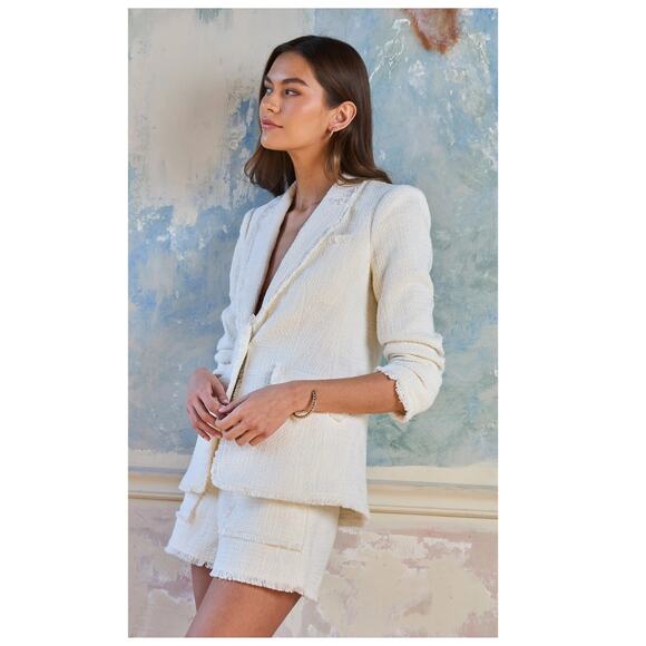 Cinq à Sept Khloe Bouclé Blazer Size 8 - Picture 14 of 14